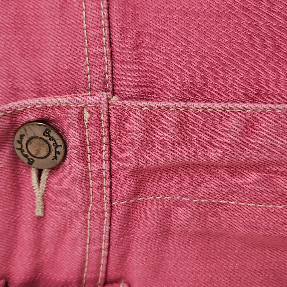 Boden Women's Pink Straight Denim Skirt Size 2R - Picture 5 of 11